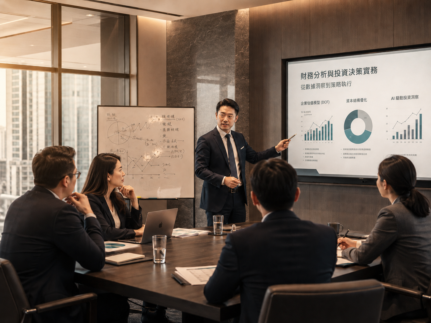 把國際金融訓練變成台灣學員的實戰能力